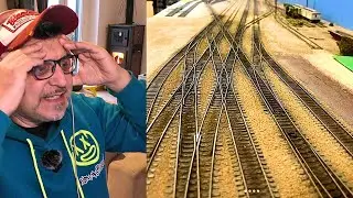 IL PLASTICO FERROVIARIO CON 100 DEVIATOI E SCAMBI IN CURVA!