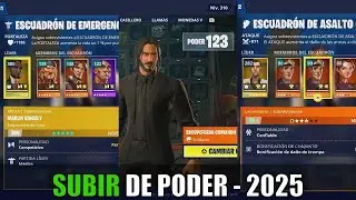 SUBIR de PODER 🔥 en Fortnite salvar el mundo - Actualizaci&oacute;n 2025
