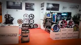 R&eacute;novation d'une jante  diamant&eacute;e tournage polissage de jante RIDI13 CNC
