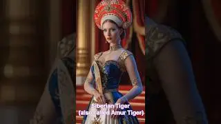 Beauties of the world and their tigers. AI Love & Cultures. #europe #india #usa