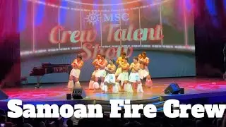 Crew Talent Show MSC POESIA Last Night of our 7 Nights Cruise.