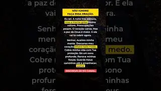 DEUS VAI TE GUARDAR ESSA NOITE