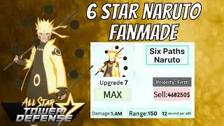 6 Star Naruto in Roblox All Star Tower Defense! (Fanmade)