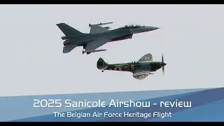 International Sanicole Airshow 2025 Highlights: Belgian Air Force Heritage Flight