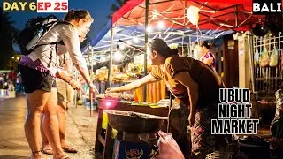Ubud Night Market WALKING TOUR | Day 6 EPISODE 25 #bali #indonesia #ubud