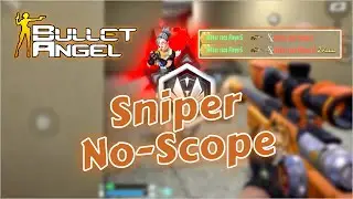 AWM No-Scope in Rank? WOW! | Ladder Bomb | Bullet Angel