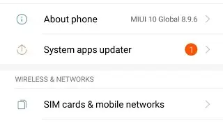 Redmi 5A : MIUI 10