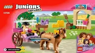 LEGO Juniors 2016 STEPHANIE'S HORSE CARRIAGE 10726 - Лего Джуниорс Карета Стефани
