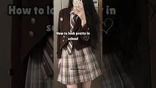 How to look pretty in school 🏫🎒🦋😍#prostudent #aesthetic #tips #aestheticvideo #schoollife