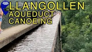 Pontcysyllte Aqueduct it is easier to canoe over it than pronounce it.