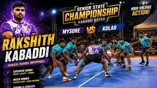 Senior state Kabaddi championship Kabaddi match team Mysore vs team Kolar 