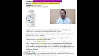 JORNAY PM (methylphenidate hydrochloride) ER - Attention Deficit Hyperactivity Disorder (ADHD)