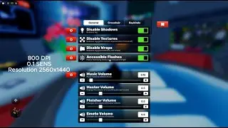 Лучшие настройки в Roblox Rivals на 2026 год.