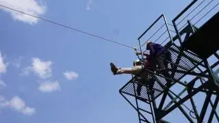 Zipline from Isla Janitzio to Isla Tecuena
