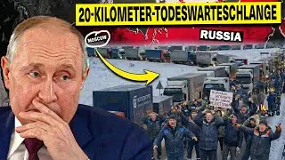Totaler Winter-CHAOS in Moskau&ndash;7.500 Lkw stecken fest, Verkehrskrise trifft St&auml;dte