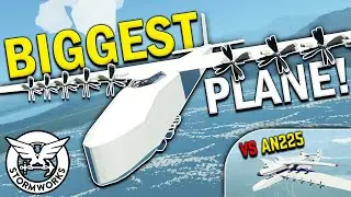 We Built The BIGGEST PLANE In Stormworks Build and Rescue, ITS HUGE!
