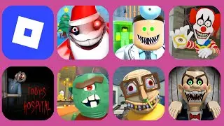 ROBLOX HARD MODE.MR YUMMY'S SUPERMARKET!.Dr. David's Hospital Run!.ESCAPE THE CARNIVAL OF TERROR