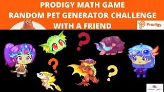 PRODIGY MATH GAME | Random Pet Generator Challenge and Battle With a Friend in Prodigy.