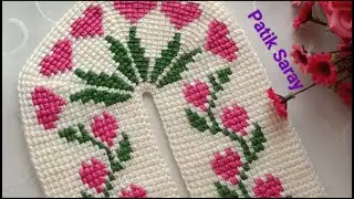 💖KALPLİ Tunus işi patik modeli💖Çeyizlik çok güzel bir model✅PART/1