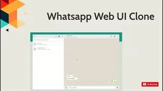Whatsapp Web UI Clone with Bootstrap 4.5