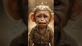 Little monkey sad story #jaidmeel #youtubepower #ai#viralshorts#monkeylife