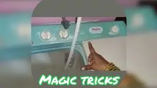 @How to Cleaning washing machine Magic tricks (Haier)#youtube channel