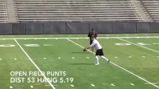 Dillon Kidd Iowa Punter Pro Day