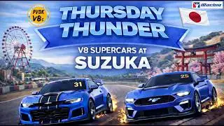 iRacing Supercars Thursday Evening Americas SOF RACE at Suzuka - THUNDER series