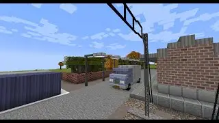 Minecraft | Building a server spawn 7 | Finishing the freight yard