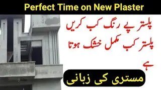 Plaster Drying Time || Perfect For Paint || Online Mistry