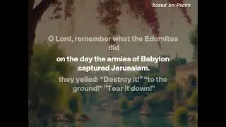 🎶 Based On Psalm 137 📖✨ By The Rivers of Babylon  - We Wept