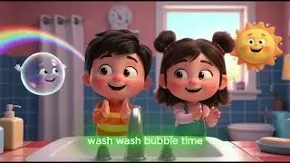 Wash, Wash, Bubble Time | Hand Washing Song for Kids