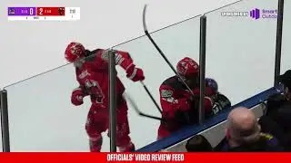 Connor Caponi Hits Tristin Langan - Game Misconduct EIHL 12-12-25