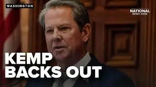 Georgia Governor Brian Kemp backs out of U.S. Senate election
