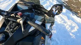 🛷SKI-DOO PIVOTING MIRROR KIT FOR HANDGUARDS INSTALL | 2024 SKI-DOO MXZ X-RS 850 E-TEC