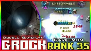 The 『M』『V』『P』 Tank by [Darkemon] Top 35 global Grock mobile legends build & Gameplay