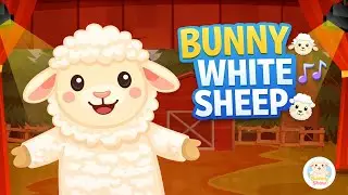 Bunny Bunny White Sheep 🐑 | Cute Puppet Song for Kids | Bunny Show