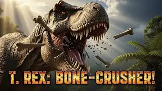 T. rex: The Ultimate Bone-Crusher!#dinosaur#TRex #TRexBiteForce#DinosaurPower#BoneCrusher