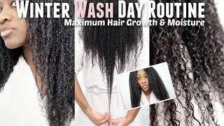 Glow Up Your Natural Hair: Winter Wash Day Routine for Maximum Hair Growth!