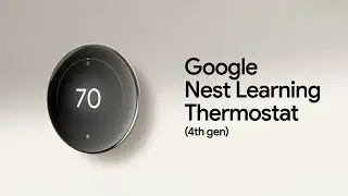 Google Nest Learning Thermostat (4th Gen, 2024) with Nest Temperature Sensor - Smart Thermostat