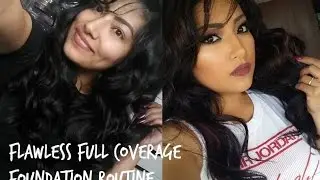 Flawless FULL Coverage Foundation Routine + Mac OHDARLING HIGHLIGHT First Impression