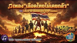 🎵 เพลงที่ 6 “เลือดไทยไม่เคยกลัว” (เพื่อชาติ เพื่อแผ่นดิน ที่กูหวงแหน) #เพลง #เพลงปลุกใจ #เพื่อชาติ