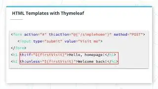 ND035 C1 L3 11 HTML 템플릿과 Thymeleaf 예제 솔루션 영상