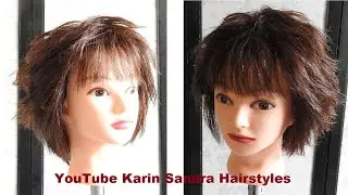 Short Shag haircut tutorial / Short layered haircut tutorial / Short Butterfly Haircut / DIY Haircut