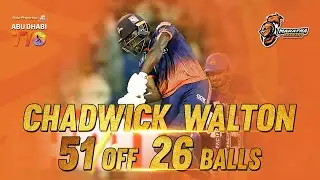 Chadwick Walton I 51 off 26 balls I Man of the Match I Abu Dhabi T10 League Final I Season 3