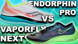 Nike Vaporfly Next% vs Saucony Endorphin Pro // Best Marathon Racing Shoe? ZoomX vs PWRRUNPB