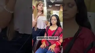 Benefits of AIRBRUSH Makeup💞 #shorts #yashikamakeovers #shortoftheday #airbrushmakeupartist #bridal