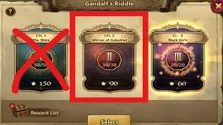 Summoners War Gandalf's Minigame 51-80 Chapter 2  3* Full Clear