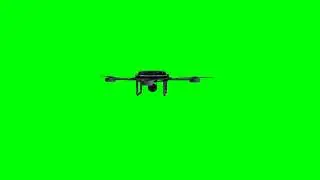 Drone green screen video