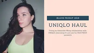 Uniqlo Haul Alexander Wang Collaboration